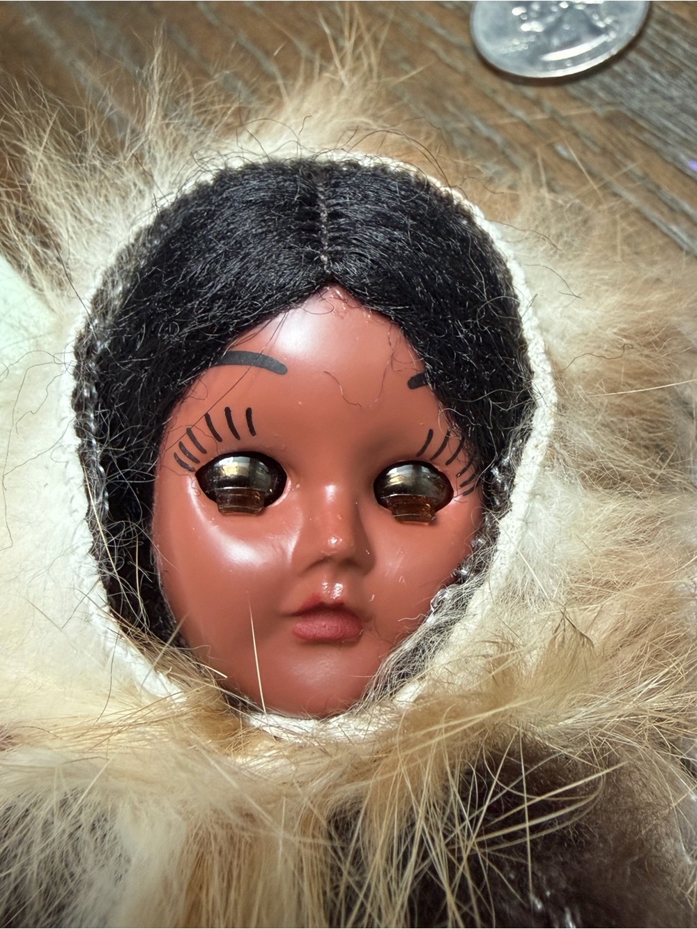 Vintage 1988 Carlson Dolls Inuit The People Arctic Eskimo Doll Original Tag